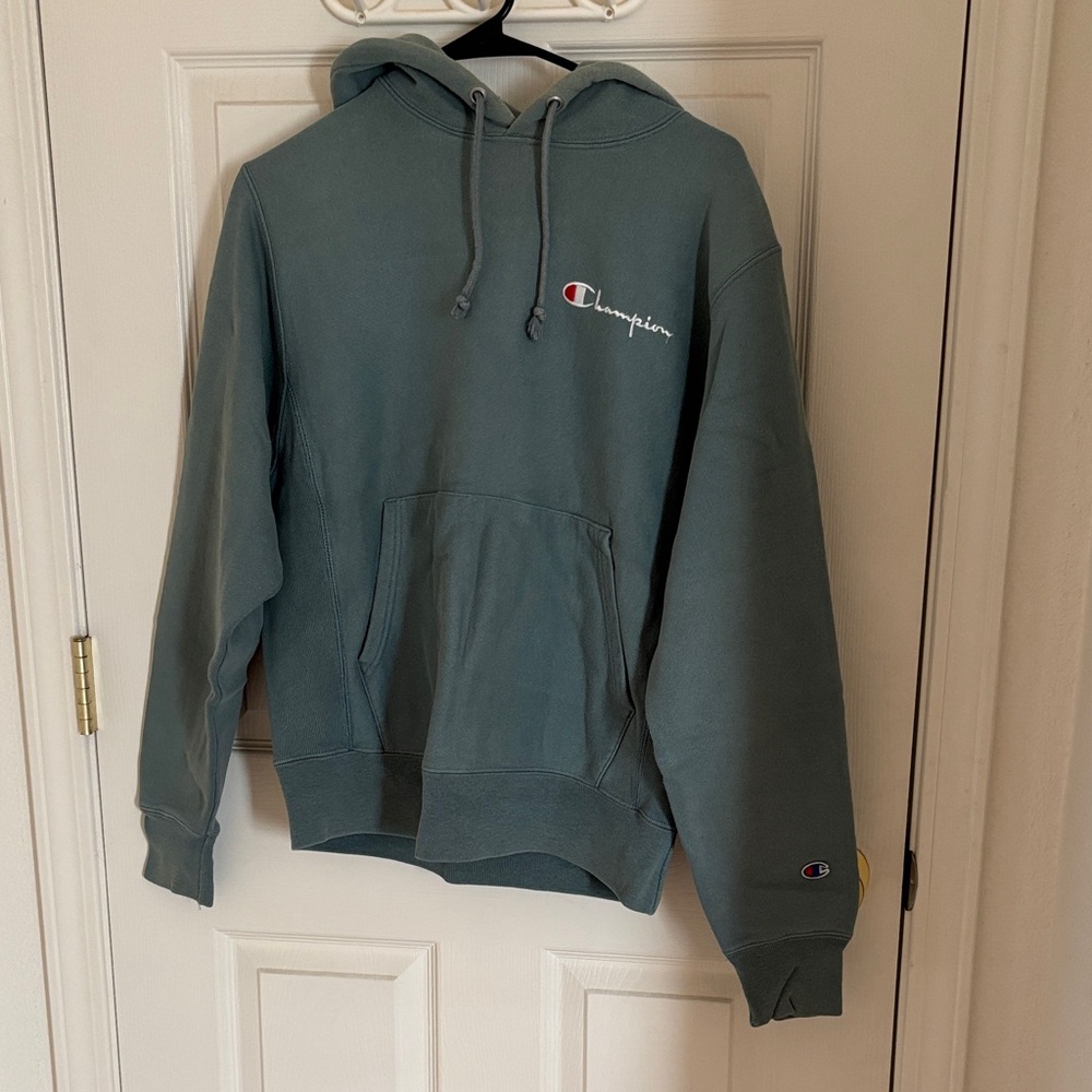 Champion Men's Blue Hoodie